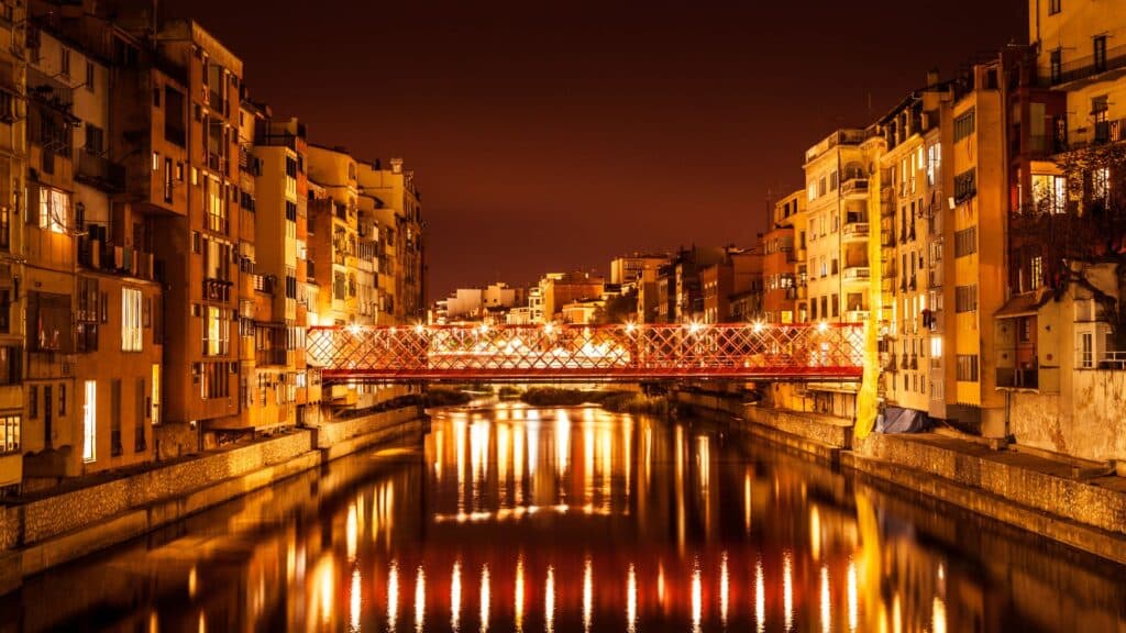 Photo de la ville de Gérone représentant sa modernité.