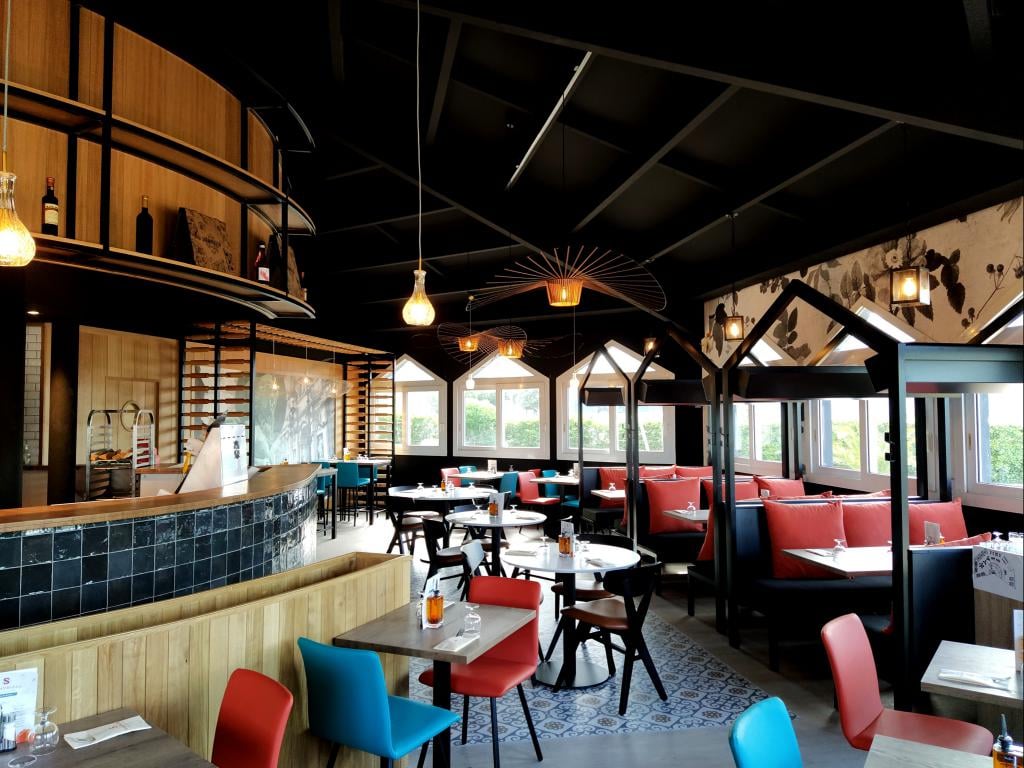 Intérieur du restaurant Signorizza Rivesaltes