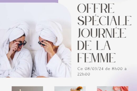 Offre spéciale journée de la femme